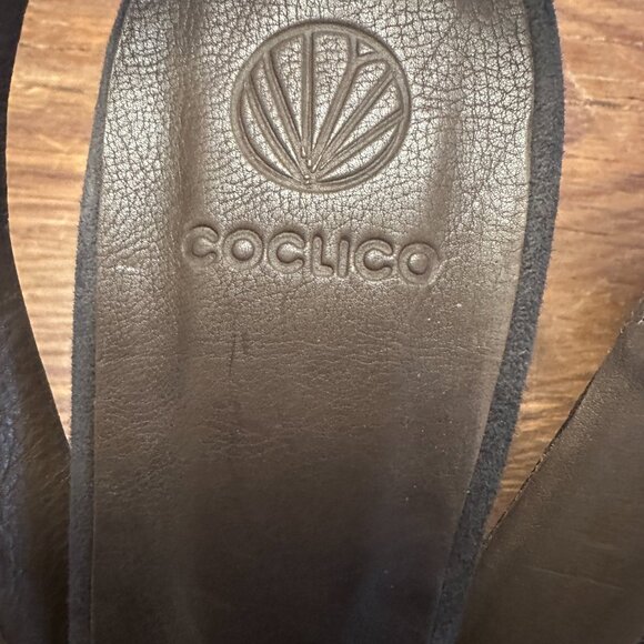 COCLICO Slingback pumps in grey suede and metallic leather! Size 38.5 - Picture 3 of 8